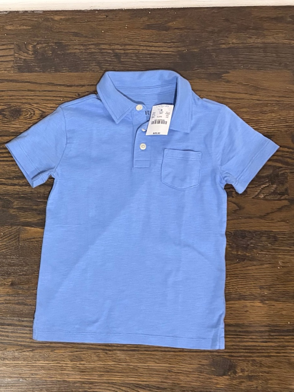 J. Crew crewcuts sz 4-5 boys blue polo NWT